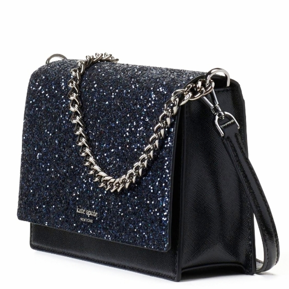 🔥LAST 1🔥NWT KATE SPADE SAFFIANO GLITTER CONVERT - Picture 5 of 12